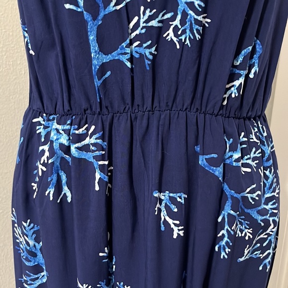 Old Navy Coral Print Spaghetti Strap Sleeveless Mini Dress - Picture 2 of 16